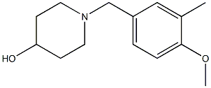 1-(4-methoxy-3-methylbenzyl)piperidin-4-ol Structural