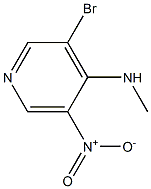 3-bromo-N-methyl-5-nitropyridin-4-amine Structural