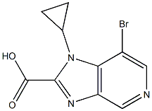 7-bromo-1-cyclopropyl-1H-imidazo[4,5-c]pyridine-2-carboxylic acid