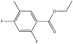 2,4-DIFLUORO-5-METHYLBENZOIC ACID ETHYL ESTER