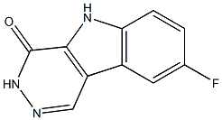 8-FLUORO-3,5-DIHYDRO-4H-PYRIDAZINO[4,5-B]INDOL-4-ONE Structural