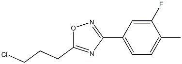 5-(3-CHLOROPROPYL)-3-(3-FLUORO-4-METHYLPHENYL)-1,2,4-OXADIAZOLE