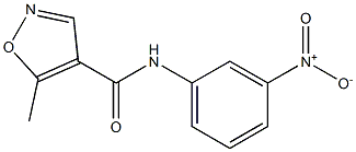 5-METHYL-N-(3-NITROPHENYL)ISOXAZOLE-4-CARBOXAMIDE