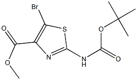 5-BROMO-2-TERT-BUTOXYCARBONYLAMINOTHIAZOLE-4-CARBOXYLIC ACID METHYL ESTER, 95+%