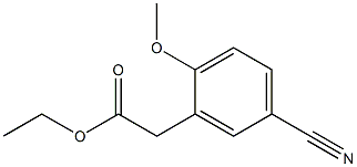 Ethyl (5-cyano-2-methoxyphenyl)-acetate