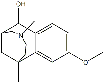 1,4-DIMETHYL-10-METHOXY-2,3,4,5,6,7-HEXAHYDRO-1,6-METHANO-1H-4-BENZAZONIN-7-OL Structural