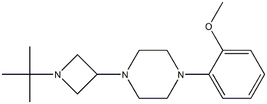 N-T-BUTYL-3-(4-(O-METHOXYPHENYL)PIPERAZINYL)AZETIDINE