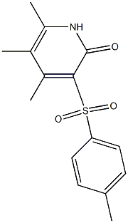 4,5,6-trimethyl-3-[(4-methylphenyl)sulfonyl]-2(1H)-pyridinone