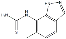 N-(6-methyl-1H-indazol-7-yl)thiourea Structural