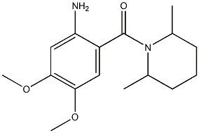 2-[(2,6-dimethylpiperidin-1-yl)carbonyl]-4,5-dimethoxyaniline