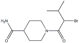 1-(2-bromo-3-methylbutanoyl)piperidine-4-carboxamide