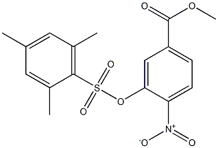 methyl 3-[(mesitylsulfonyl)oxy]-4-nitrobenzenecarboxylate