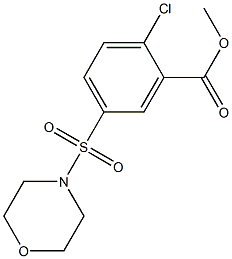 methyl 2-chloro-5-(morpholin-4-ylsulfonyl)benzoate