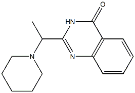 2-(1-piperidinoethyl)-4(3H)-quinazolinone Structural