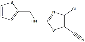 4-chloro-2-[(2-thienylmethyl)amino]-1,3-thiazole-5-carbonitrile