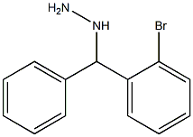 ((2-bromophenyl)(phenyl)methyl)hydrazine Structural