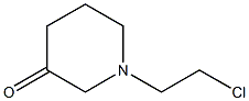 1-(2-chloroethyl)piperidin-3-one Structural