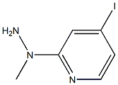 1-(4-iodopyridin-2-yl)-1-methylhydrazine Structural