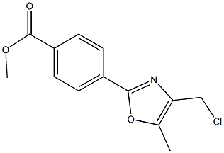 4-(4-CHLOROMETHYL-5-METHYL-OXAZOL-2-YL)-BENZOIC ACID METHYL ESTER