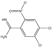 4,5-dichloro-2-nitrobenzamidine Structural