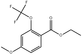 ethyl 4-methoxy-2-(trifluoromethoxy)benzoate Structural