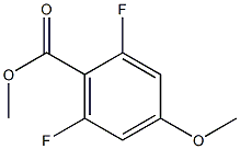 methyl 2,6-difluoro-4-methoxybenzoate Structural