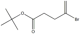 tert-butyl 4-bromopent-4-enoate Structural