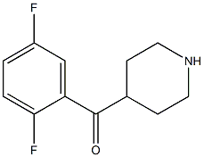 (2,5-difluorophenyl)(piperidin-4-yl)methanone Structural