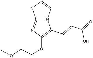 (2E)-3-[6-(2-methoxyethoxy)imidazo[2,1-b][1,3]thiazol-5-yl]acrylic acid