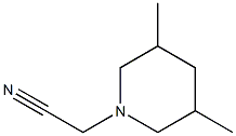 (3,5-dimethylpiperidin-1-yl)acetonitrile