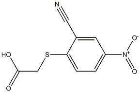 [(2-cyano-4-nitrophenyl)thio]acetic acid