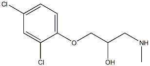 [3-(2,4-dichlorophenoxy)-2-hydroxypropyl](methyl)amine Structural