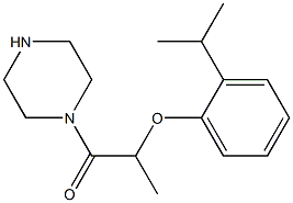 1-[2-(2-isopropylphenoxy)propanoyl]piperazine
