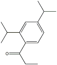 1-[2,4-bis(propan-2-yl)phenyl]propan-1-one Structural