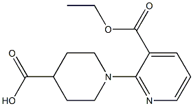 1-[3-(ethoxycarbonyl)pyridin-2-yl]piperidine-4-carboxylic acid