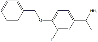 1-[4-(benzyloxy)-3-fluorophenyl]ethan-1-amine