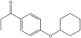 1-[4-(cyclohexyloxy)phenyl]propan-1-one