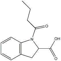 1-butanoyl-2,3-dihydro-1H-indole-2-carboxylic acid