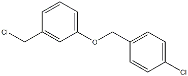 1-chloro-4-[3-(chloromethyl)phenoxymethyl]benzene Structural