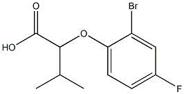 2-(2-bromo-4-fluorophenoxy)-3-methylbutanoic acid