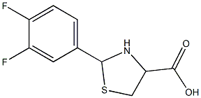 2-(3,4-difluorophenyl)-1,3-thiazolidine-4-carboxylic acid