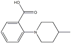 2-(4-methylpiperidin-1-yl)benzoic acid