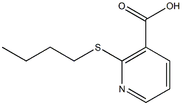 2-(butylthio)nicotinic acid Structural