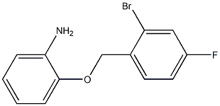 2-[(2-bromo-4-fluorophenyl)methoxy]aniline