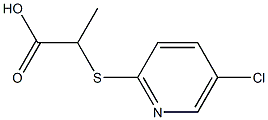 2-[(5-chloropyridin-2-yl)thio]propanoic acid