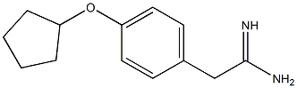 2-[4-(cyclopentyloxy)phenyl]ethanimidamide