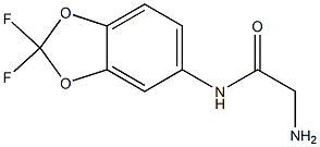 2-amino-N-(2,2-difluoro-1,3-benzodioxol-5-yl)acetamide Structural