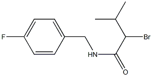 2-bromo-N-(4-fluorobenzyl)-3-methylbutanamide