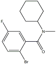 2-bromo-N-cyclohexyl-5-fluoro-N-methylbenzamide