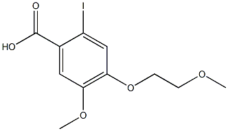 2-iodo-5-methoxy-4-(2-methoxyethoxy)benzoic acid